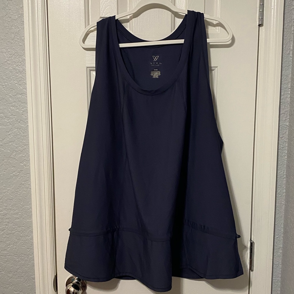Athletic Racerback Tank-top - Peplum Style #100